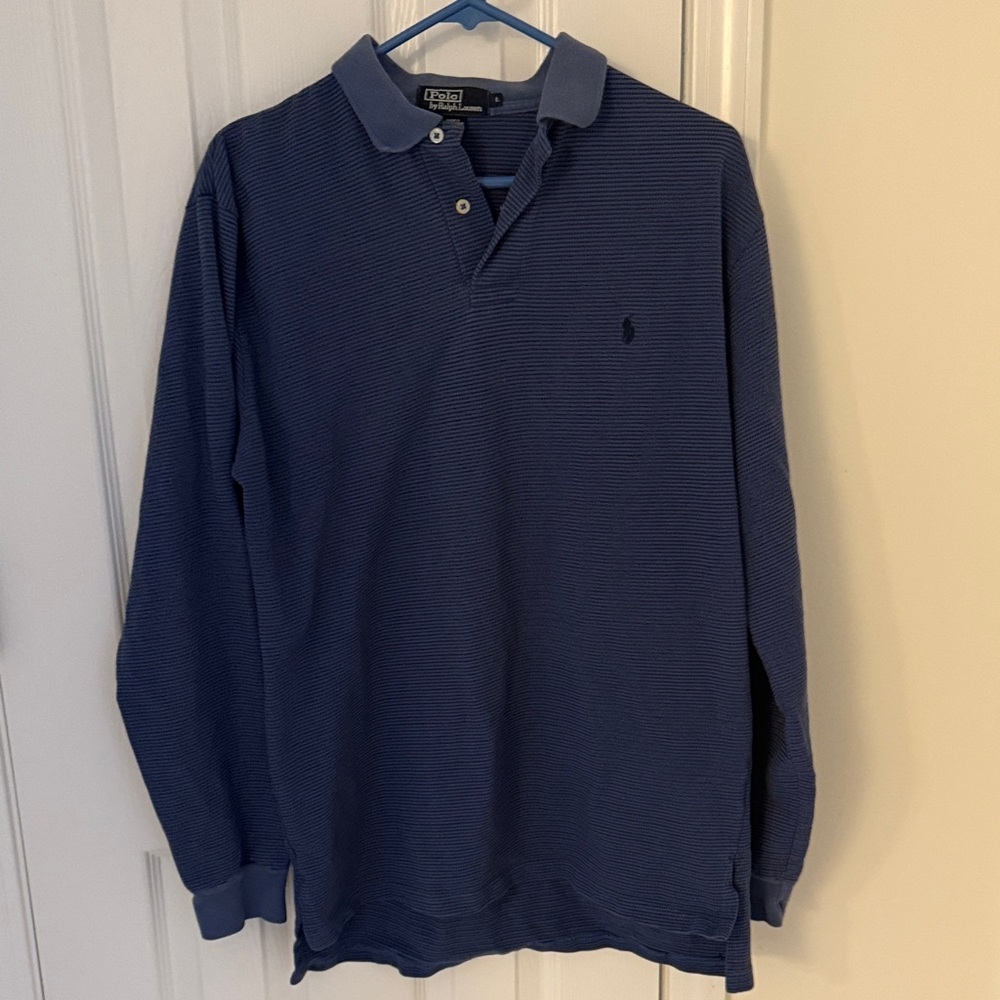 Ralph Lauren Navy Long Sleeve Polo
